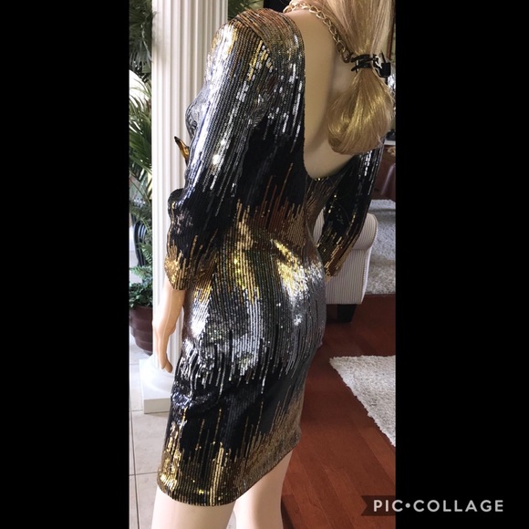 Sequined Bodycon Mini - Picture 6 of 8